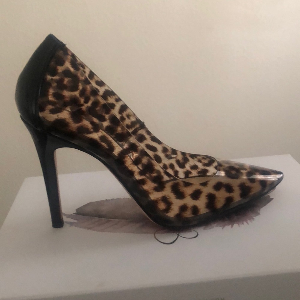 Leopard Print Stiletto Heels